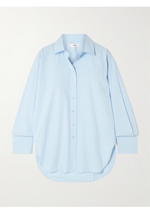 FRAME - Organic Cotton-poplin Shirt - Blue - xx small,x small,small,medium,large,x large