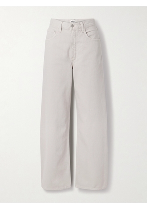 AGOLDE - Low Curve Mid-rise Wide-leg Jeans - Gray - 23,24,25,26,27,28,29,30,31,32