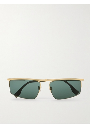 Fendi Eyewear - Travel Aviator-style Gold-tone Sunglasses - One size