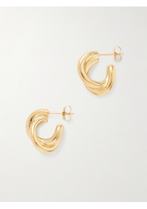 LIÉ STUDIO - The Diana Gold-plated Hoop Earrings - One size