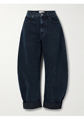 FRAME - The Bubble High-rise Barrel-leg Jeans - Blue - 23,24,25,26,27,28,29,30,31,32,33