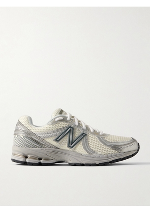 New Balance - 860v2 Ceres Rubber And Leather-trimmed Mesh Sneakers - Gray - US4,US4.5,US5,US5.5,US6,US6.5,US7,US7.5,US8,US8.5,US9,US9.5,US10