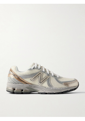 New Balance - 860v2 Ceres Rubber And Leather-trimmed Mesh Sneakers - Neutrals - US4,US4.5,US5,US5.5,US6,US6.5,US7,US7.5,US8,US8.5,US9,US9.5,US10