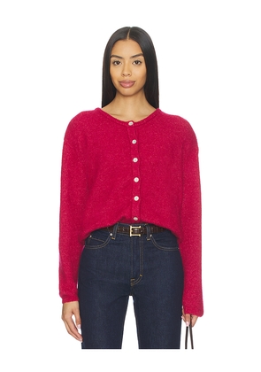 American Vintage Vito Cardigan in Red. Size L. Also in S, M.