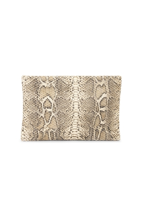 ALLSAINTS Bettina Clutch in Neutral.