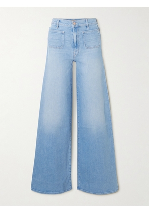 Mother - The Patch Pocket Undercover Sneak High-rise Wide-leg Jeans - Blue - 23,24,25,26,27,28,29,30,31,32