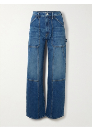 Mother - The Lasso Utility Sneak High-rise Straight-leg Jeans - Blue - 23,24,25,26,27,28,29,30,31,32