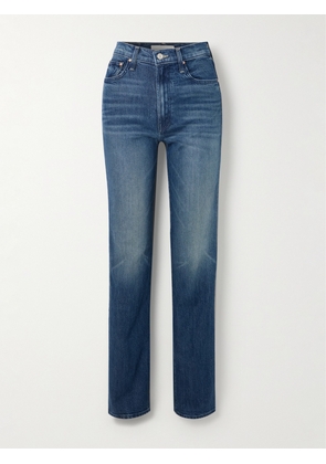 Mother - The Rambler Zip High-rise Wide-leg Jeans - Blue - 23,24,25,26,27,28,29,30,31,32