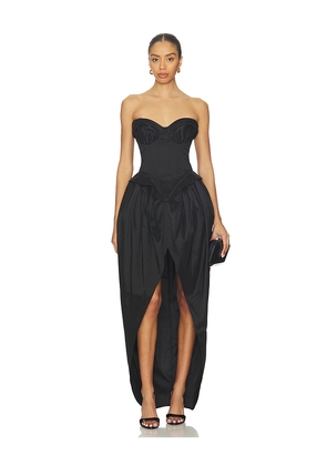 Camila Coelho Amaranta Maxi Dress in Black. Size L. Also in XXS, XS, S, M.