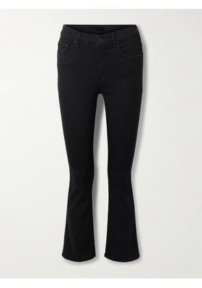 Mother - The Insider Cropped High-rise Bootcut Jeans - Black - 23,24,25,26,27,28,29,30,31,32