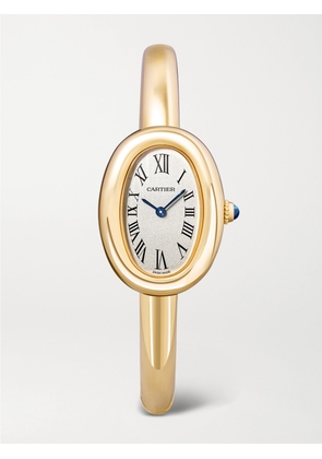 Cartier - Baignoire 23.1mm Small 18-karat Gold Watch (size 16) - White - One size