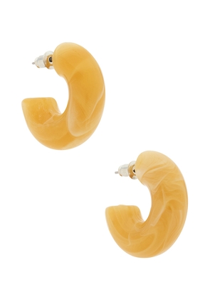 Casa Clara Salma Earrings in Orange.
