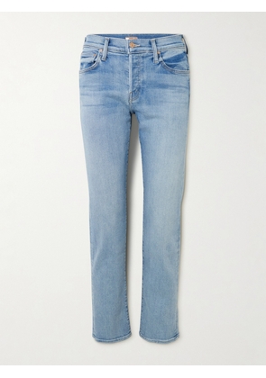 Mother - Hiker Hover Mid-rise Straight-leg Jeans - Blue - 23,24,25,26,27,28,29,30,31,32
