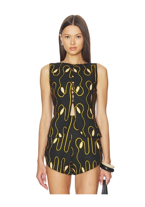 Cala de la Cruz Genova Top in Black. Size L. Also in S, XS, M, XL.