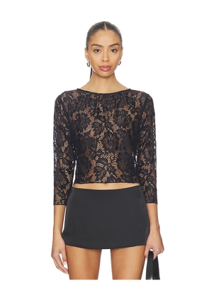 Bella Venice The Camille Lace Top in Black. Size L. Also in XS, S, M.