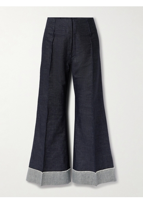 Thank You Have A Good Day - Pierrot Mid-rise Flared Jeans - Blue - 1,2