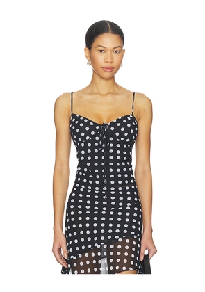 Bella Venice The Josephine Top in Black,White. Size M. Also in S, XS.