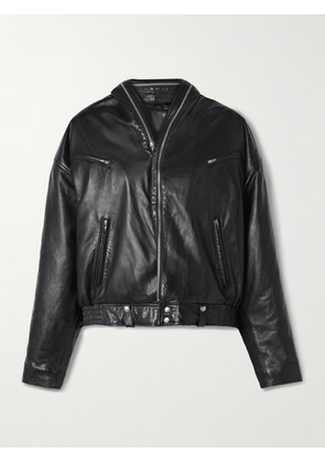 R13 - Leather Jacket - Black - x small,small,medium,large