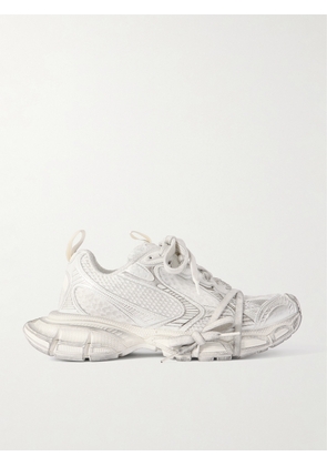 Balenciaga - 3xl Distressed Mesh And Rubber Sneakers - White - IT39,IT40,IT41,IT42,IT43