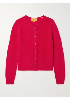 Guest In Residence - Grizzly Brushed-cashmere Cardigan - Red - x small,small,medium,large,x large