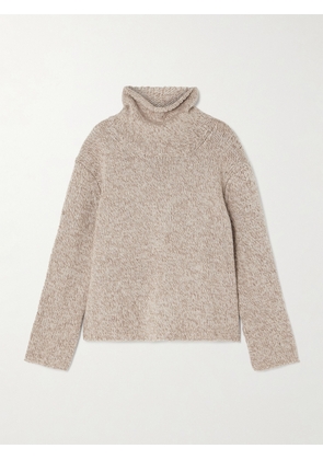 James Perse - Recycled-cashmere Turtleneck Sweater - Neutrals - 01,2,3,4