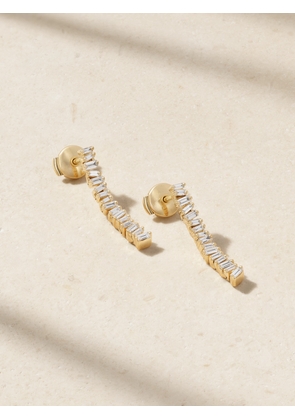 Suzanne Kalan - 18-karat Gold Diamond Earrings - One size