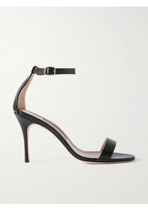 Manolo Blahnik - Chaos 90 Leather Sandals - Black - IT36,IT36.5,IT37,IT37.5,IT38,IT38.5,IT39,IT39.5,IT40,IT40.5,IT41,IT41.5,IT42