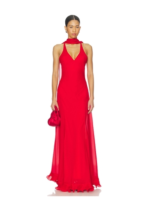 DELFI Estelle Dress in Red. Size L. Also in XS, S, M, XL.