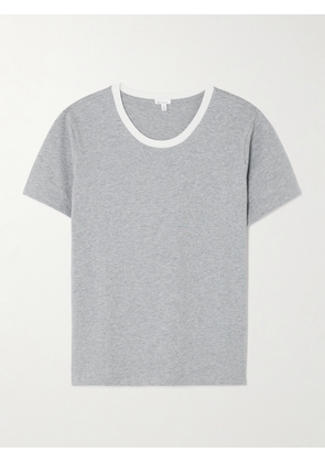 Skin - Organic Pima Cotton-jersey T-shirt - Gray - 01,2,3,4,5