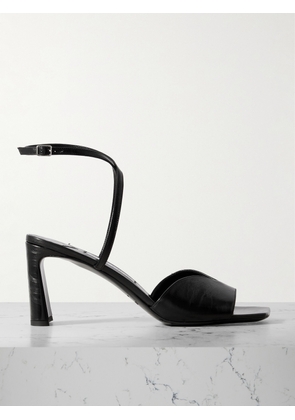 Jimmy Choo - Karli 75 Textured-leather Sandals - Black - IT36,IT36.5,IT37,IT37.5,IT38,IT38.5,IT39,IT39.5,IT40,IT40.5,IT41,IT41.5,IT42,IT43