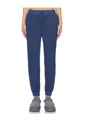 eberjey Cozy Time Jogger in Navy. Size L. Also in XS, S, M, XL.