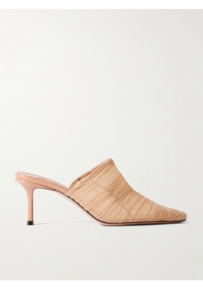 Jimmy Choo - Lotta 65 Ruched Tulle Mules - Pink - IT36,IT36.5,IT37,IT37.5,IT38,IT38.5,IT39,IT39.5,IT40,IT40.5,IT41,IT41.5,IT42