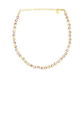 Elizabeth Cole Shardelia Necklace in Pink.