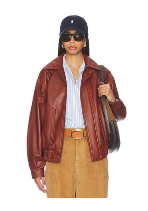 Ducie Florence Jacket in Brown. Size L. Also in M, S, XS.