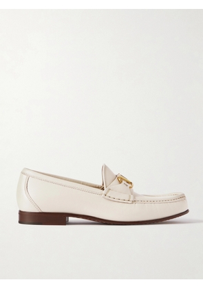 Valentino Garavani - Vlogo Signature Embellished Leather Loafers - Ivory - IT35,IT36,IT36.5,IT37,IT37.5,IT38,IT38.5,IT39,IT39.5,IT40,IT40.5,IT41,IT41.5,IT42
