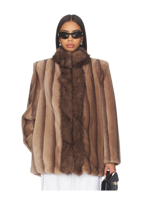 Ducie Sienna Coat in Brown. Size M. Also in S.