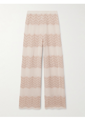 Eres - Marin Traversée Wool And Cashmere-blend Pants - Ecru - small,medium,large