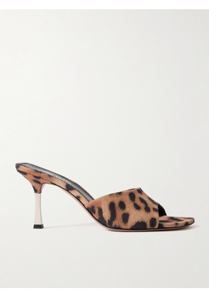 Paris Texas - Lorena Leopard-print Suede Mules - Animal print - IT35,IT35.5,IT36,IT36.5,IT37,IT37.5,IT38,IT38.5,IT39,IT39.5,IT40,IT40.5,IT41,IT41.5,IT42