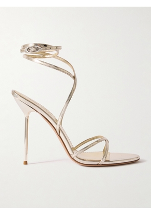 Paris Texas - Liz Metallic-leather Sandals - Gold - IT35,IT35.5,IT37,IT37.5,IT38,IT38.5,IT39,IT39.5,IT40,IT40.5,IT41,IT41.5,IT42