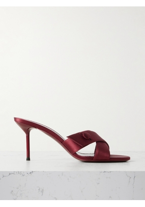 Paris Texas - Lidia Satin Mules - Red - IT35,IT35.5,IT36,IT36.5,IT37,IT37.5,IT38,IT38.5,IT39,IT39.5,IT40,IT40.5,IT41.5,IT42