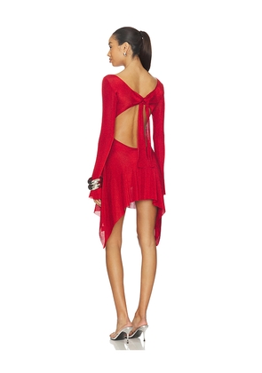 GUIZIO x REVOLVE Rose Dress in Red. Size L. Also in XS, S, M.