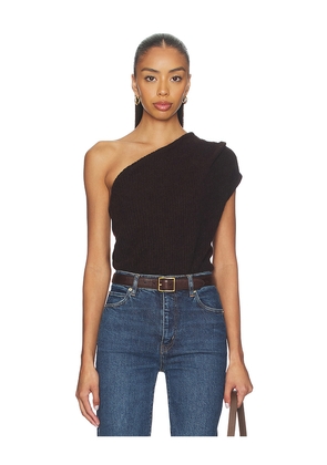 A.L.C. Sue Top in Brown. Size L. Also in XS, S, M.