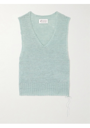 Maison Margiela - Hemp Sweater Vest - Blue - x small,small,medium,large,x large
