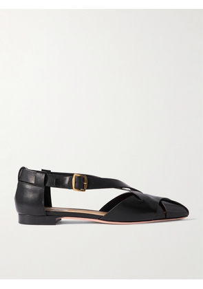 BALLY - Siana Woven Leather Sandals - Black - IT36,IT36.5,IT37,IT37.5,IT38,IT38.5,IT39,IT39.5,IT40,IT40.5,IT41,IT41.5,IT42