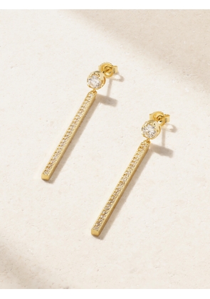 Jennifer Meyer - Illusion 18-karat Gold Diamond Earrings - One size