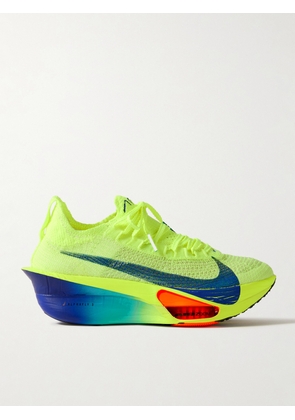 Nike - Air Zoom Alphafly 3 Flyknit Sneakers - Yellow - US5,US5.5,US6,US6.5,US7,US7.5,US8,US8.5,US9,US9.5,US10,US10.5,US11