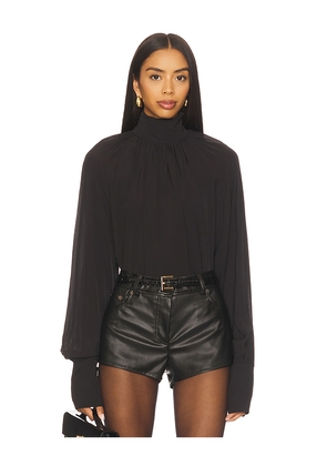 ANINE BING Anne Top in Black. Size L. Also in XS, S, M.