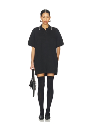 Alexander Wang Relaxed Mini Polo Dress in Black. Size L. Also in M, S, XS.