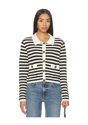 BLANKNYC Cradigan in Black,White. Size L. Also in XS, S, M.