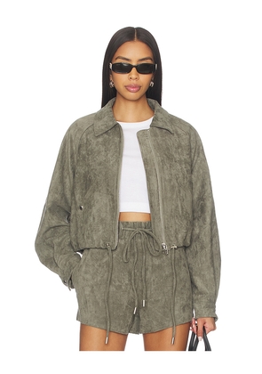 BLANKNYC Jacket in Olive. Size L. Also in M, S, XS.